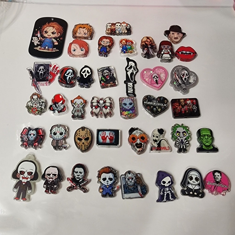 Halloween Beads Scary‎ Horror Crafts Jewelry Making Charms Focal Beads Fall